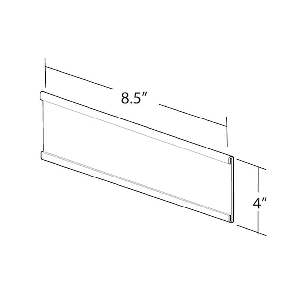 8.5"W x 4"H Adhesive-Back Nameplate, PK10